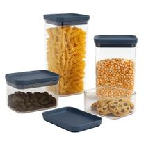 Kit Potes Herméticos Organizadores Electrolux Experience 6 Un Empilhável Modular Kit Potes Herméticos Organizadores Electrolux Experience 6 Un Empilhável Modular