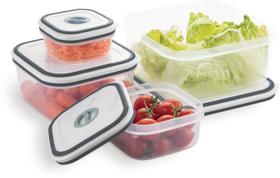 Kit Potes Herméticos Quadrados Electrolux 4 Unidades