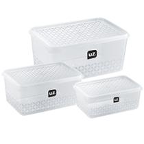 Kit Potes Multiuso UZ UZ1910-TR 3 Peças