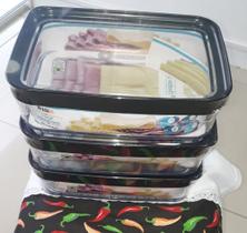 Kit potes organizador hermeticos