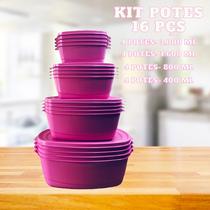 Kit Potes Para Cozinha 16 peças