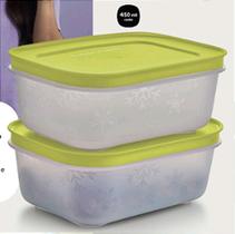 Kit potes para freezer para congelar no freezer line 450 ml da tupperware