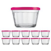 Kit Potes Pequeno Americano Tampa Cor Sortida 150ml - 10Un