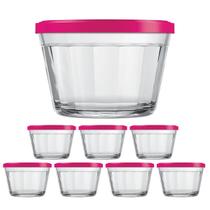 Kit Potes Pequeno Americano Tampa Cor Sortida 350ml - 7Un - NADIR FIGUEREIDO Kit Potes Pequeno Americano Tampa Cor Sortida 350ml - 7Un - NADIR FIGUEREIDO