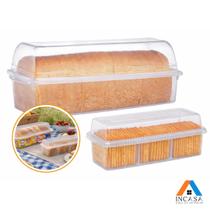 Kit Potes Porta Pão Bolo Porta Torrada Biscoito Chá Com tampa Kit Potes Porta Pão Bolo Porta Torrada Biscoito Chá Com tampa