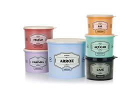 Kit potes tupperware mantimentos linha essences 6 peças ,original