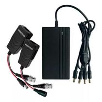 Kit Power Balun com alimentação, 4 canais PST-VPB-1004