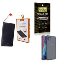 Kit Power Bank 5.000Mah + Capa Motorola G505G + Película 3D