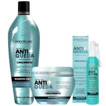 Kit Power Hair Antiqueda Shampoo + Máscara 300ml + Tônico 60ml Oriente Life