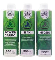 Kit PowerFert Micro Npk Power Carbo - 500ml Kit PowerFert Micro Npk Power Carbo - 500ml