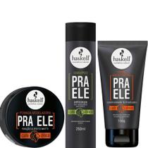 Kit Pra Ele Haskell Shampoo Anticaspa + Creme 2 em 1 +Pomada Kit Pra Ele Haskell Shampoo Anticaspa + Creme 2 em 1 +Pomada