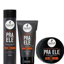 Kit Pra Ele Haskell Shampoo +Creme Multifunções e Pomada Kit Pra Ele Haskell Shampoo +Creme Multifunções e Pomada