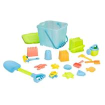 Kit Praia 19 Peças Members Mark Brinquedos e Moldes