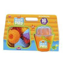 Kit Praia Beach Play 362 - 16 Peças Sortidas - Usual Brinquedos (25441)