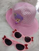 Kit Praia Infantil Chápéu + Oculos