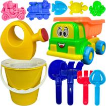 Kit Praia Infantil Completo 12 Peças Para Brincar Na Areia Kit Praia Infantil Completo 12 Peças Para Brincar Na Areia