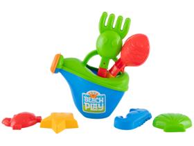Kit Praia Infantil e Piscina Usual Brinquedos - Beach Play Kit Regador 6 Peças