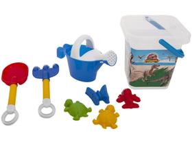 Kit Praia Infantil Monte Líbano - Dinossauros 8 Peças