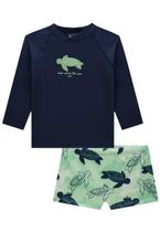 Kit Praia Menino Estampado UV Lucboo Kit Praia Menino Estampado UV Lucboo