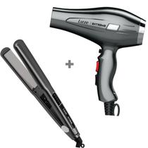 Kit Prancha de Cabelo Profissional Lizze Extreme+Secador de Cabelo Profissional Lizze Extreme 2400W