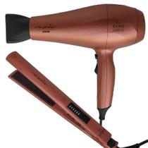 Kit Prancha Led E Secador De Cabelo Marula Bivolt - GA.MA ITALY