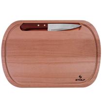 Kit Prancha para Churrasco com Faca Stolf 291 Kit Prancha para Churrasco com Faca Stolf 291