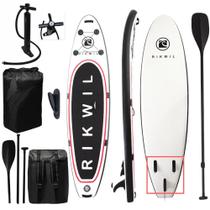 KIT PRANCHA STAND UP INFLÁVEL RIK WIL EXPEDITION PLUS 10.6 pés COMPLETO BOMBA REMO BOLSA QUILHA