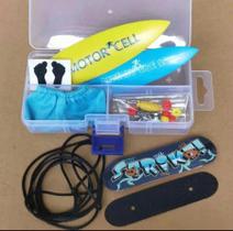 Kit Pranchas Surf Dedo + Fingerboard + Acessórios Kit Pranchas Surf Dedo + Fingerboard + Acessórios