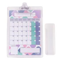 Kit Prancheta Planner Ofício A4 Organizador de Papéis Cores