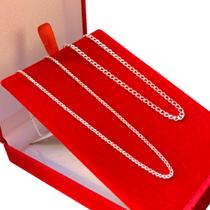 Kit Prata 925 Masculina 70cm + Pulseira 3mm Italiana Original Kit Prata 925 Masculina 70cm + Pulseira 3mm Italiana Original