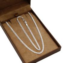 Kit prata 925 masculino corrente + pulseira groumet 3mm 70cm Kit prata 925 masculino corrente + pulseira groumet 3mm 70cm