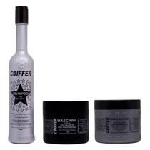 Kit Prata Manutenção Pós Progressiva e Selante Coiffer Mais Durabilidade