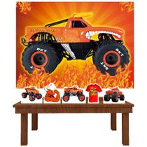 Kit Prata Monster Truck El toro Loco Carros - IMPAKTO VISUAL