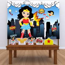 Kit Prata Mulher Maravilha Cute - IMPAKTO VISUAL