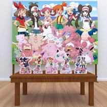 Kit Prata Pokemon Rosa Menina - IMPAKTO VISUAL