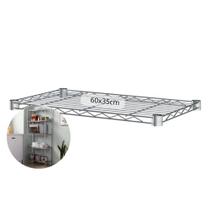 Kit Prateleira Avulsa Para Estante Aço Aramado Uteall 60x35 Kit Prateleira Avulsa Para Estante Aço Aramado Uteall 60x35