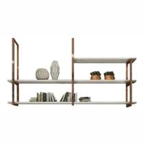 Kit Prateleira Industrial Rose Gold 5 Prateleiras 70x20