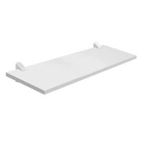 Kit Prateleira MDP 60x30 + Suporte em ABS Brasforma - Branco Kit Prateleira MDP 60x30 + Suporte em ABS Brasforma - Branco