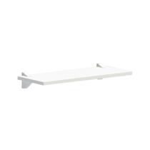 Kit Prateleira MDP 90x25 + Suporte em ABS Brasforma - Branco