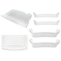 Kit Prateleiras Acrílico Com 6 Peças Geladeira Consul CRA30