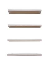 Kit Prateleiras decorativas 100% MDF 30x10x1,5cm + Suporte de instalação resistente