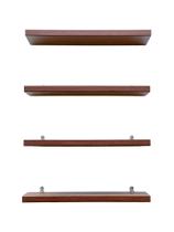 Kit Prateleiras decorativas 100% MDF 30x10x1,5cm + Suporte de instalação resistente