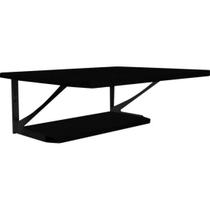 Kit Prateleiras Decore Multivisão Preto 2un