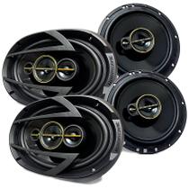 Kit Prático Hurricane Aurum Alto Falante 6 e 6x9 Polegadas 380w Rms - PORTA, TAMPÃO PORTA MALA