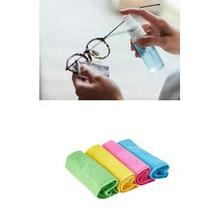 Kit prático para limpa lentes spray e paninho limpeza de óculos