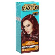 Kit Prático Tintura Creme Maxton 6.66 Vermelho Cereja - Embelleze