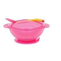 Kit Prato Bowl com tampa e colher - buba Kit Prato Bowl com tampa e colher - buba