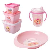 Kit Prato Copo Com Alça E Trio 3 Potes Conect - Plasútil Baby Kit Prato Copo Com Alça E Trio 3 Potes Conect - Plasútil Baby