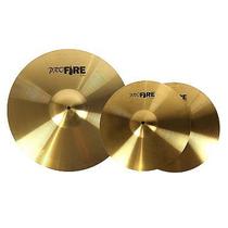 Kit Prato De Bateria Pro Fire Alloy Hi-Hat 14" E Ride 20"