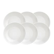 Kit Prato Fundo Tramontina Leonora Em Porcelana 21 Cm 06 Peças Tramontina Kit Prato Fundo Tramontina Leonora Em Porcelana 21 Cm 06 Peças Tramontina